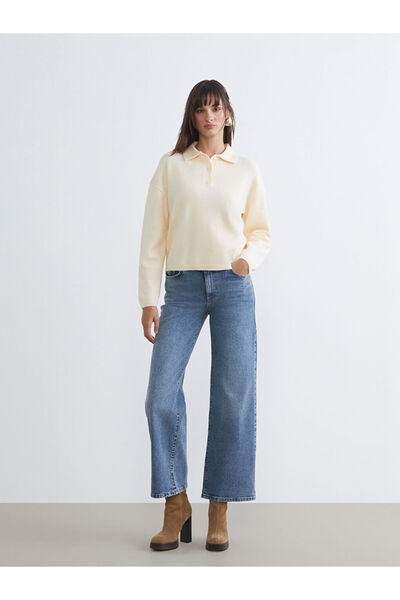 LC Waikiki Alegeri elegante de la Esvab Giyim |   Pantaloni de damă cu picioare largi