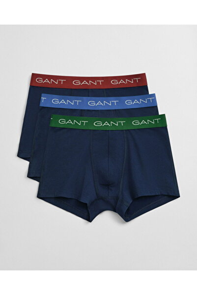 Gant Men's Blue Slim Fit 3-Piece Boxer