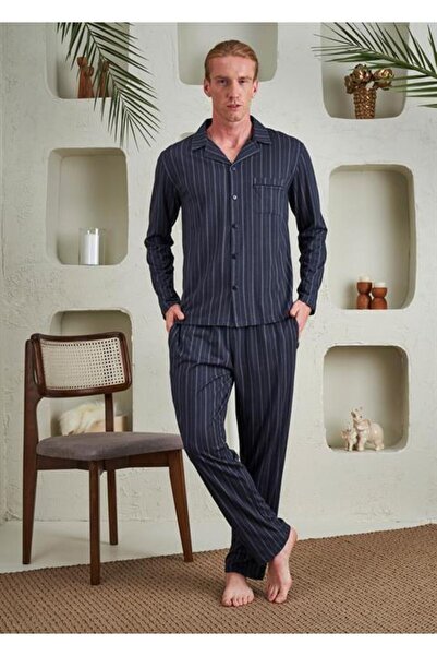 Relax Mode Erkek Gömlek Pijama Takım- 10796