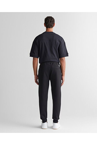 Gant Men's Black Regular Fit Sweatpants