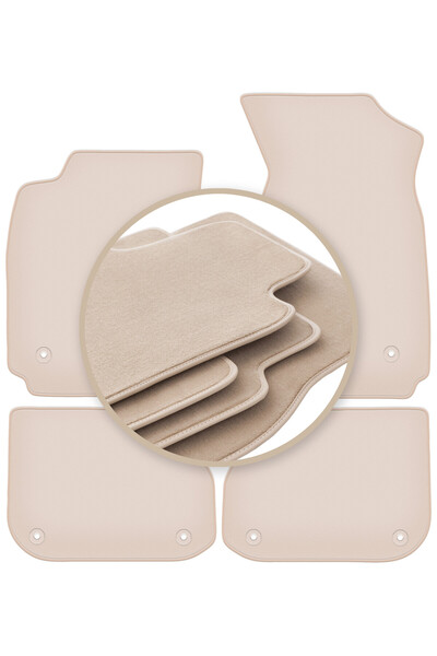 Other Covorașe auto PREMIUM bej pentru: Audi A4 B5 sedan, break, avant 1995-1999