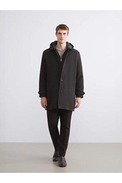 LC Waikiki Standard Fit Men's Cashmere Coat (W5)