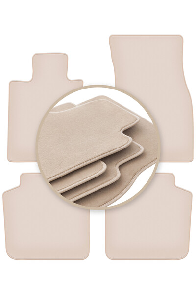 Other Covorașe bej PREMIUM pentru: BMW 7 G12 sedan lung 2015-