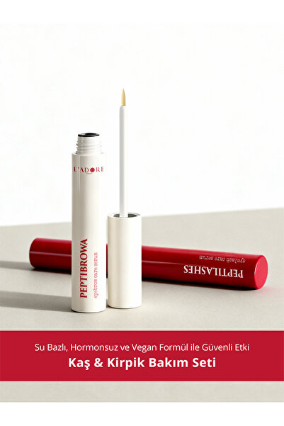 Ladore Tokyo Kaş ve Kirpik Bakım Seti | PeptiLashes + PeptiBrowa | 3ml
