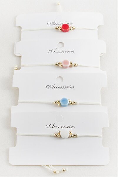 nolva سوار مكرامية دائري من الخيوط