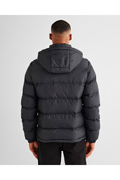 Gant Men's Black Hooded Coat