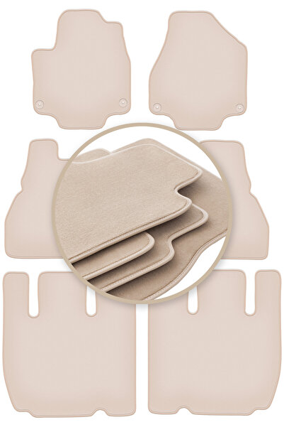 Other Covorașe bej PREMIUM pentru: Chrysler Pacifica II cu 7 locuri 2017-