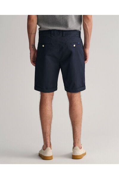 Gant Men's Navy Blue Regular Fit Shorts