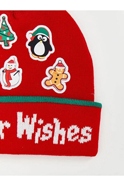 LC Waikiki New Year's Themed Boy's Beret (W5)