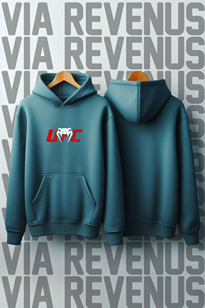 Vordevia Hanorac UFC Pre cu imprimeu 3 Thread Ş cu căptușeală din fleece K cu...