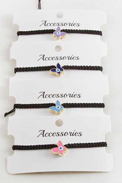 nolva سوار مضفر على شكل فراشة مكرامية