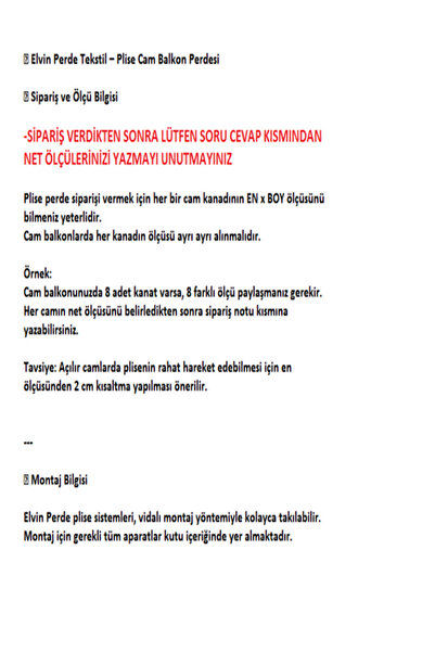 BULUT Beyaz Katlanabilir Cam Balkon Plise Perdesi-Ofis Perdesi-Ev Perdesi -Salon Perdesi-Plise Perde