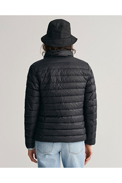 Gant Women's Black Stand Collar Goose Down Coat