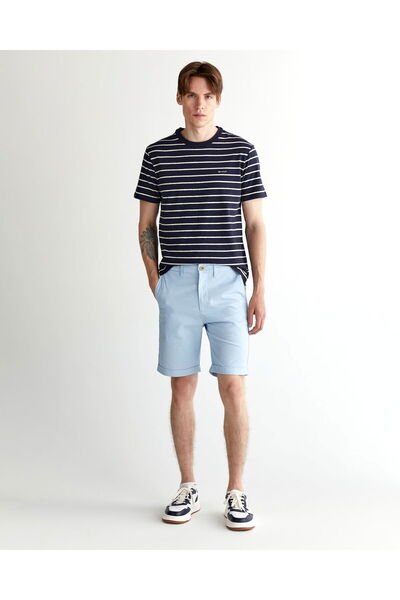 Gant Men's Blue Slim Fit Shorts
