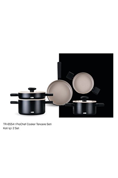 AROW طقم أواني طهي برو شيف كريستال كابليم 8 قطع