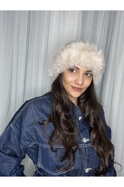 laviyonsa Plush Bucket Hat with Fur Trim
