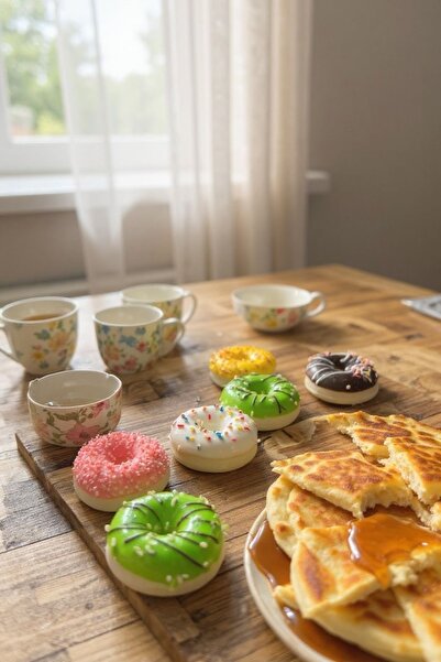 Magnet Gerçekçi 3D donut şeklinde adet(soru cevap kısmından renk belirtiniz)