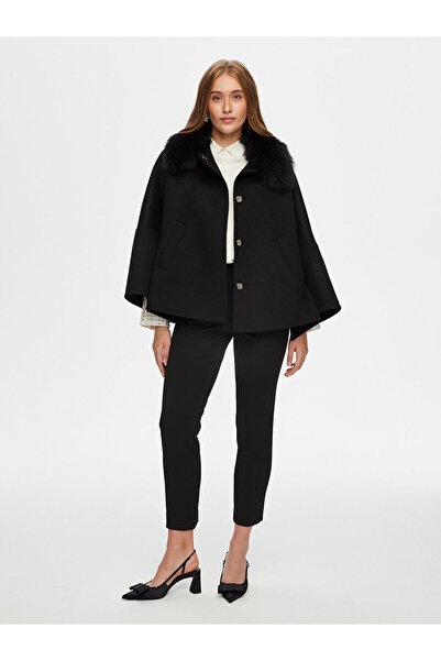 Faik Sönmez Fermuar Detaylı Kapüşon Waffle Örme Sweatshirt W26SWT005