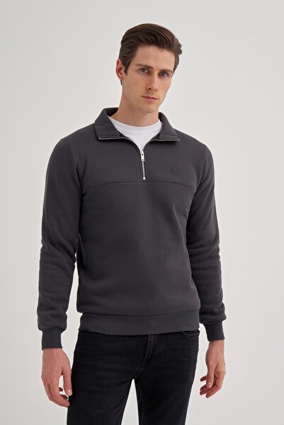 Cazador Men's Sweat 56180 Anthracite