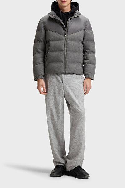 BOSS Kapitoneli Regular Fit Dik Yaka Su Geçirmez Şişme Mont Erkek MONT 50548810 030