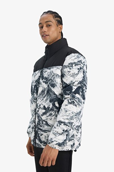 DeFacto Ανδρικό παλτό C6059AX/BK81 ΜΑΥΡΟ