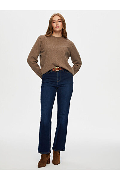 Faik Sönmez Bisiklet Yaka %100 Kaşmir Triko Bluz W26TRB002