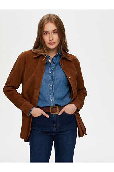 Faik Sönmez Süet Gömlek Ceket W26DRC006