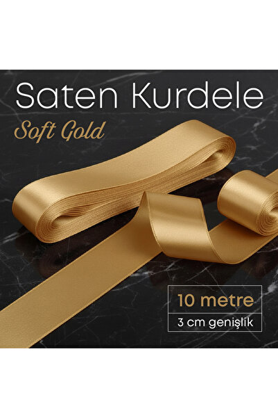 hdcw 10 METRE - 3 CM SATEN KURDELE, SÜSLEME, PARTİ, NİKAH, DAVETİYE, AMBALAJ, DEKORASYON