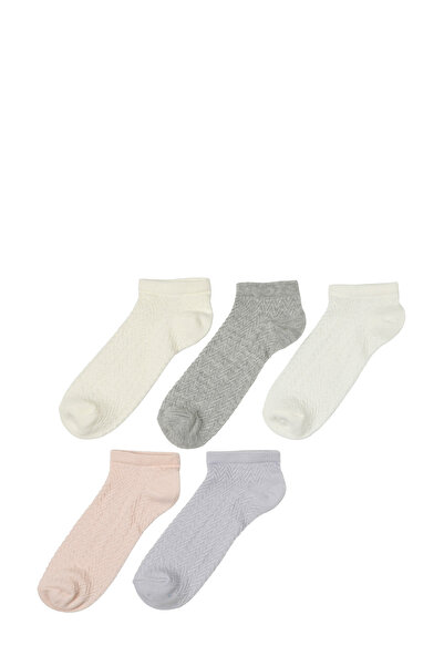 Polaris JKR 5 LI PTK-W 5PR Pembe Kadın 5'li Patik Çorap