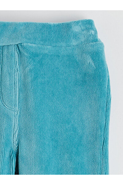 LC Waikiki Vizyon New Season Elastic Waist Basic Girls' Velvet Leggings