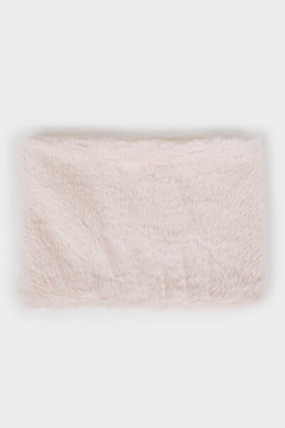 DeFacto Girl's Fleece Lined Welsoft Plush Neck Collar F4190A825Wn