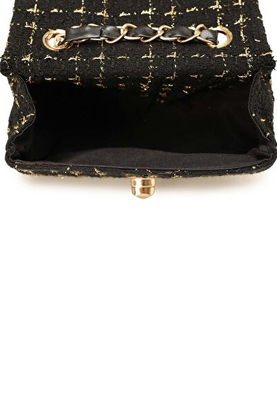 Butigo Μαύρη γυναικεία τσάντα χιαστί TVT NEWYEAR CPRZ 5PR