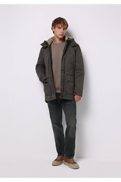 Colin's Regular Fit Erkek Yeşil Kaban