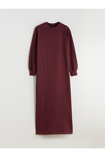 LC Waikiki Peak Yeni Sezon Bisiklet Yaka Sweat Elbise