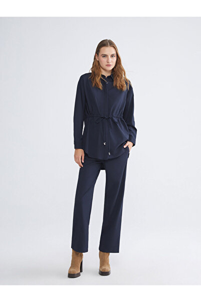 LC Waikiki Pantaloni pentru femei cu talie elastică și picioare largi, de sez...