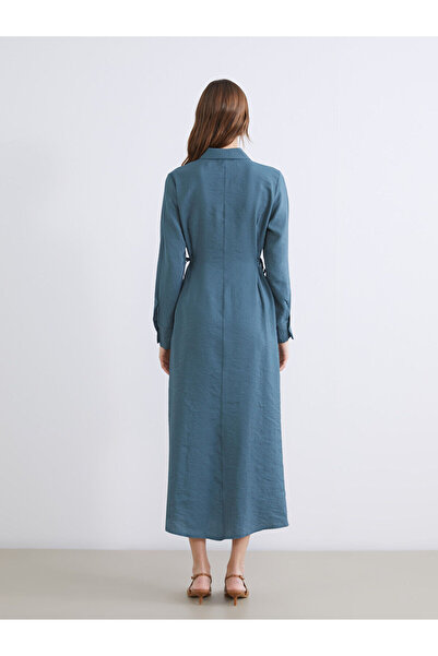 LC Waikiki Modal Karışımlı Gömlek Elbise