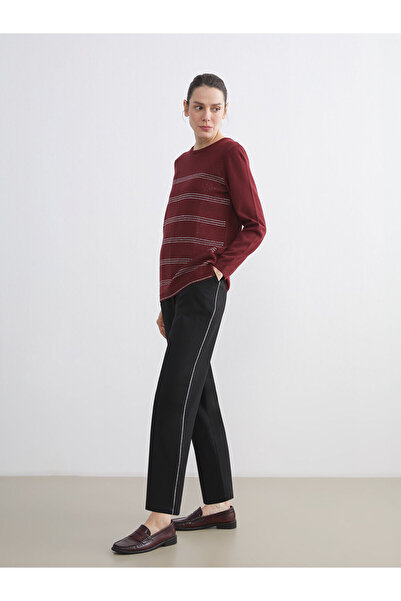 LC Waikiki Vizyon New Season Plus Size Elastic Waist Women's Trousers