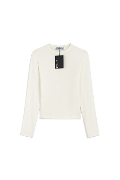 praye Fingered Bodysuit Ecru