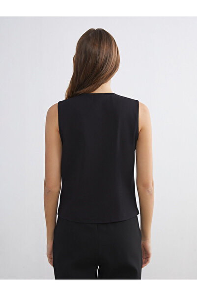 LC Waikiki Bisiklet Yaka Kadın Klasik Yelek