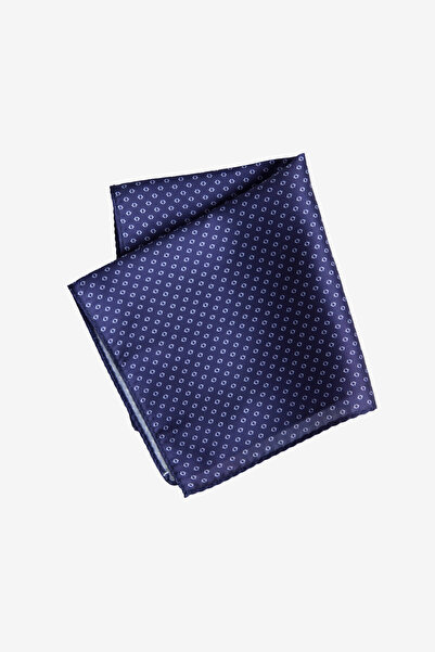 ALTINYILDIZ CLASSICS Men's Navy Blue-White Patterned Handkerchief