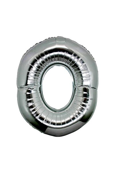 Skygo بالون فويل حرف O لون فضي 40 بوصة