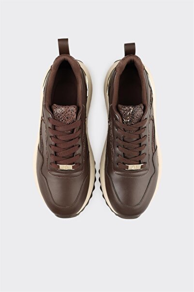 Elle Shoes Kahve Kadın Spor Ayakkabı