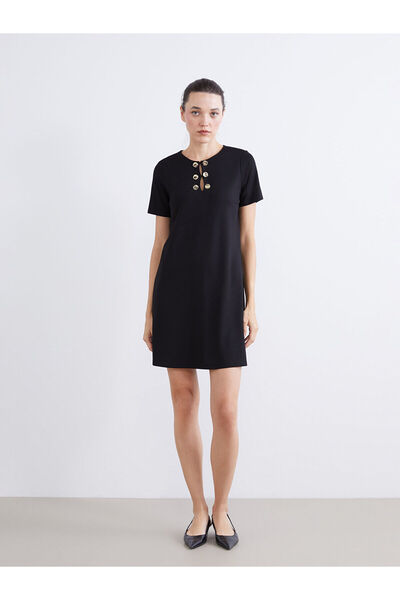 LC Waikiki Vizyon New Season Crew Neck Dress