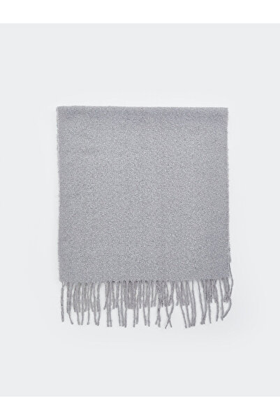 LC Waikiki Green Plain Tasseled Women's Scarf