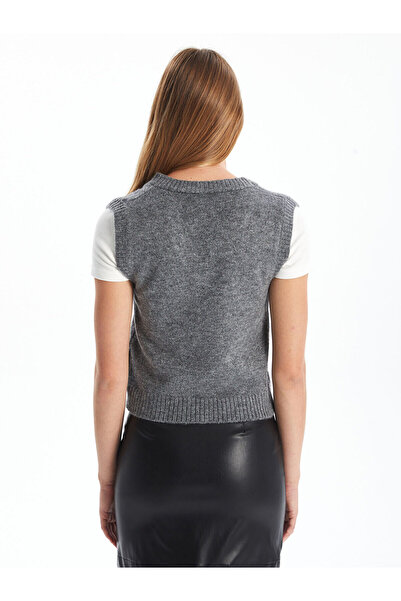 LC Waikiki V-Neck Women's Knitwear Sweater