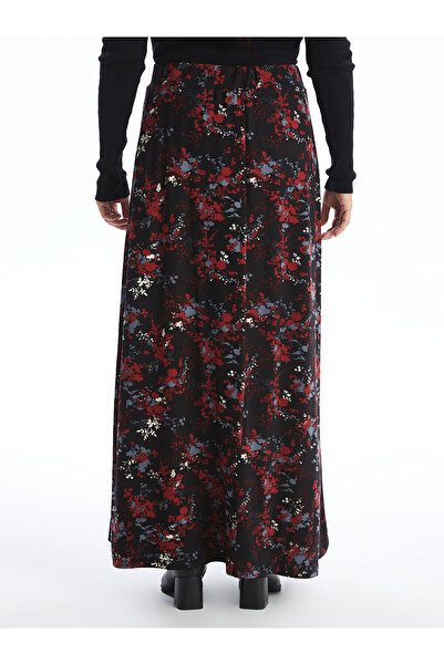 LC Waikiki Patterned Women's Skirt with Elastic Waist (W4)