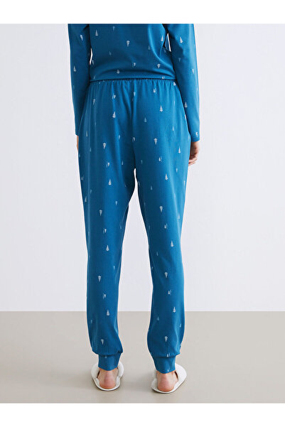 LC Waikiki Beli Lastikli Baskılı Kadın Jogger Pijama Altı