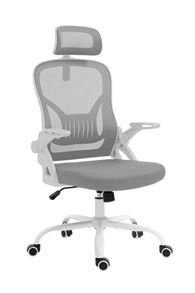 VariFurnx كرسي مكتب شبكي مريح قابل للتعديل مع دعم قطني مريح وظهر مرتفع وكرسي ...