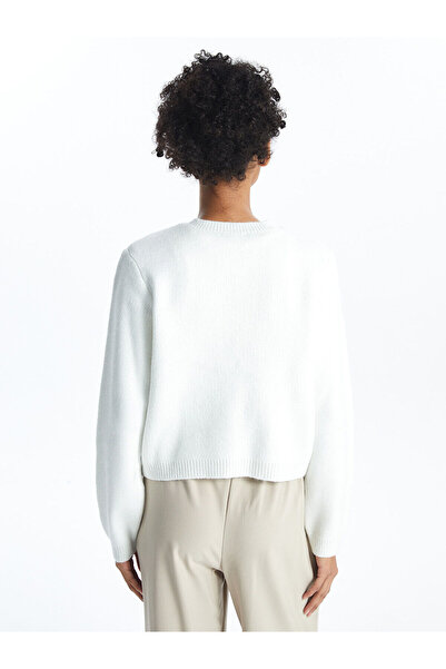 LC Waikiki Crew Neck Women's Knitwear Cardigan