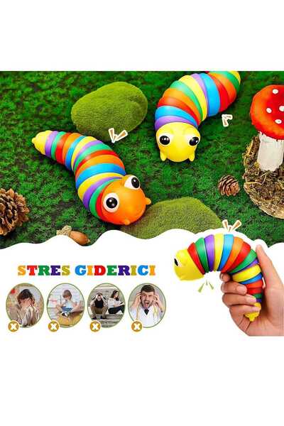 KUT FLY لطيف التعليمية الإجهاد الإغاثة كاتربيلر مونتيسوري التوصيل المكونات